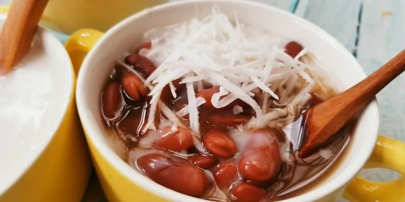 Chè đậu đỏ nóng