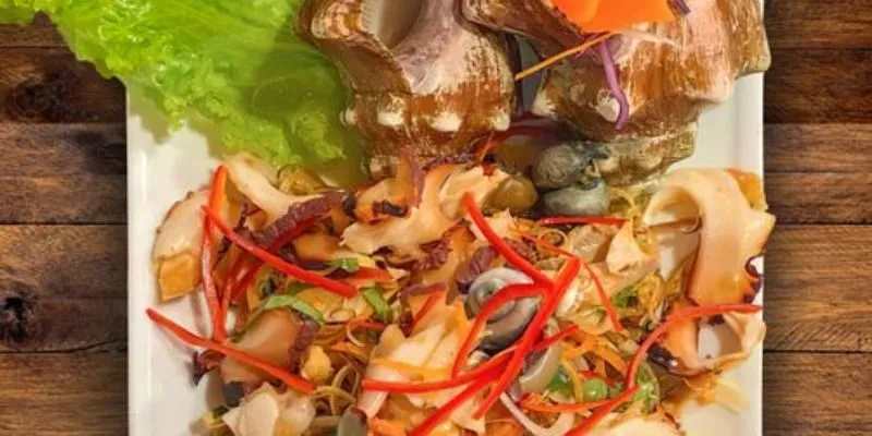 Ốc đỏ ăn gỏi – Tinh hoa âm thực từ biển