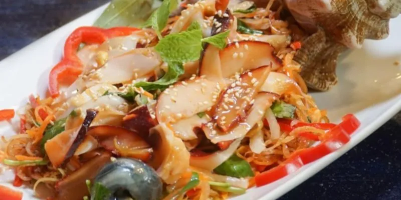 Lưu ý khi chế biến món gỏi ốc đỏ