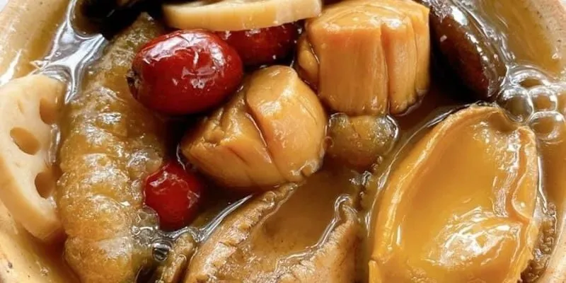 Sốt Bào Ngư Hầm Hải Sâm