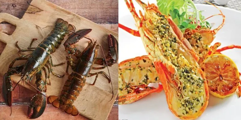 Quy trình chế biến tôm hùm ba bi bỏ lò