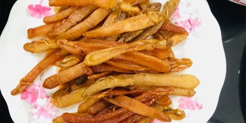 Cách chế biến xá sùng chiên giòn