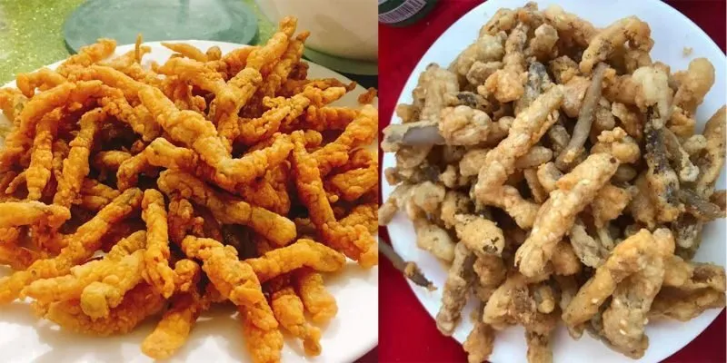 Xá sùng chiên giòn – Món ăn đặc sản mang hương vị biển cả